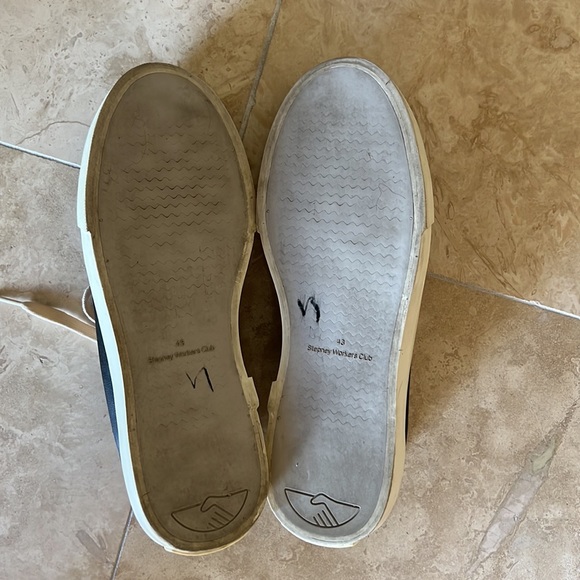 Stepney Working Club Black Dellow Leather Sneaker - Picture 9 of 9